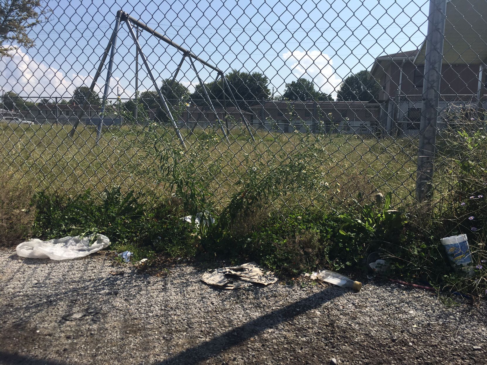 McBride trash, weeds